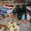 Kids Wooden Puzzle Board 26 Blocks Face Shaped Improve Imagination