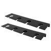 2Pcs Wall Mounted Acrylic Wine Glass Holder Space Saving Stemware