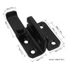 Locking Lock Bolt, Stainless Steel Deadbolt Lock 2 in 1