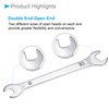 CoCud Thin Open End Wrench, Metric 8mm x 10mm, Double