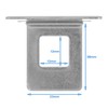 HALLMERS 12V 0.6A 10mm Stroke Solenoid 24mm Latch Bolt with
