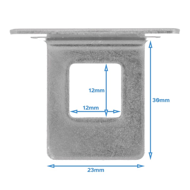 HALLMERS 12V 0.6A 10mm Stroke Solenoid 24mm Latch Bolt with