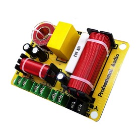 KJKVIVH 3 Way Speaker Frequency Divider 300W HiFi Crossover Filter Frequency Distributor for DIY Home Speaker Modification
