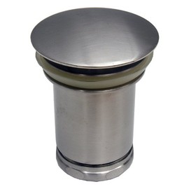 Simpatico 20109Sn Tip Toe Vessel Pop Up, Satin Nickel