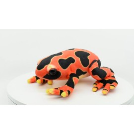 CWG Frog, Red, Poison Dart Realistic Cute Stuffed Animal Plush Toy Kids Gift 9" RI08