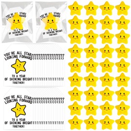 36 Set Back to School Student Gifts from Teacher Stress Balls Toy with Inspirational Cards Emotional Relief Stress Star First Day of School Gifts for Student Classroom Prizes Party Favors