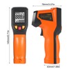 NJTY Infrared Thermometer Non-Contact Digital Temperature Gun -50°C~600°C (-58°F~1112°F) with
