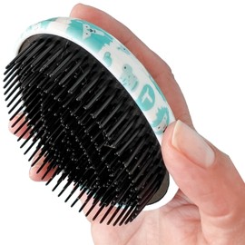 T is for Tame – Detangling Brush for Toddlers & Kids, Mini Detangler Brush Tames Knots W/Out Tears or Tantrums, Perfect Size & Shape for Kids Hands, Developed by Mom of Twins (1 Single Brush)