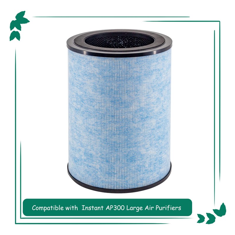 Asheviller AP300 Filter Replacement, Compatible with Instant® AP300 Air Purifier,