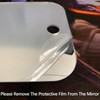 Nkjve Shatterproof shower mirror fogless for shaving mirror (Larger,11"x8"