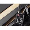 SharkByte TSA Approved Suitcase Locks - 4-Dial Security Travel Combination