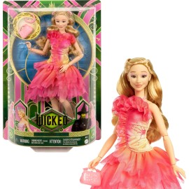 Universal Pictures’ Wicked Glinda Fashion Doll & Accessories with Blonde Hair