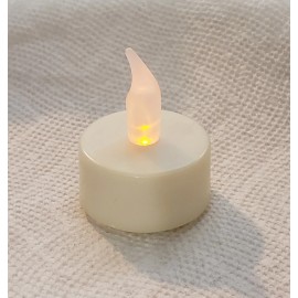 Gersen Everlasting Battery Operated Tea Light-6 Pk-Soft Orange-Gentle Flicker-Tall Tip