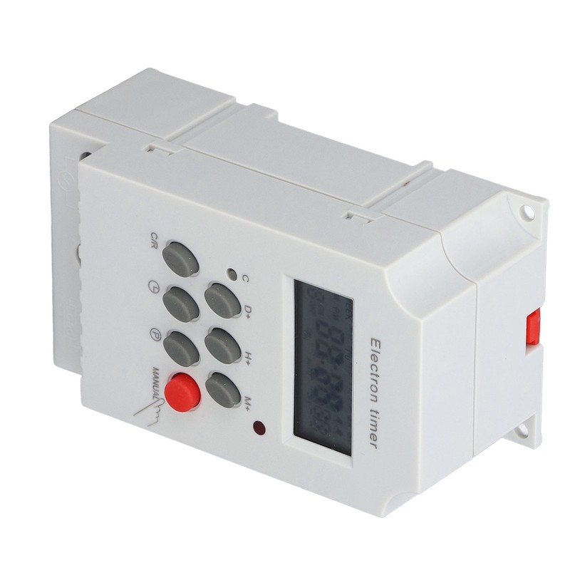 Electronic Timer Switch DIN Rail LCD Microcomputer Electron Intelligent Controller