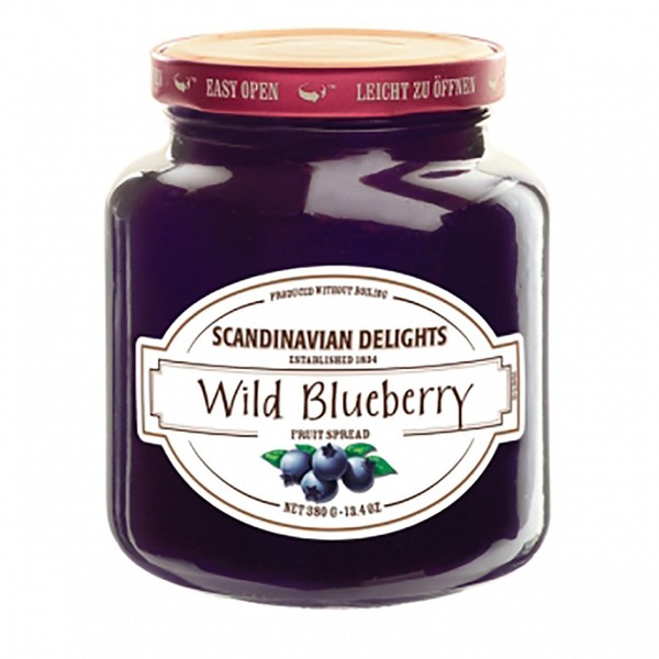 Elki's Gourmet Scandinavian Delights Preserves, Wild Blueberry , 13.4 Ounce