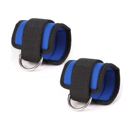 BESPORTBLE 2pcs Ankle Straps Set for Cable Kickback Adjustable d Ring Buckle Weight for Leg Wrist Training