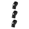 Baluue 3pcs Adjustable Knee Brace Support Sleeve Patella Stabilizer Protector
