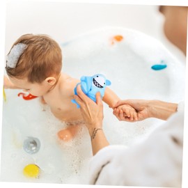 KOMBIUDA Cute Kids Shower Loofah Bath Sponge Body Wash Scrubbers Set Lanyard for Bathroom