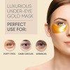 20 Pares De Parches Dorados Para Ojos Que Mejoran Las