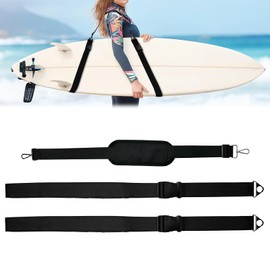 WEFHEF Verstellbares SUP Tragegurt Stand Up Paddle Board Trageriemen mit Spanngurt Kajak Tragegurt Schultergurt für Surfbrett Surfboard Kanu Longboard SUP Transport zubehör Stand Up Paddle Board Trage
