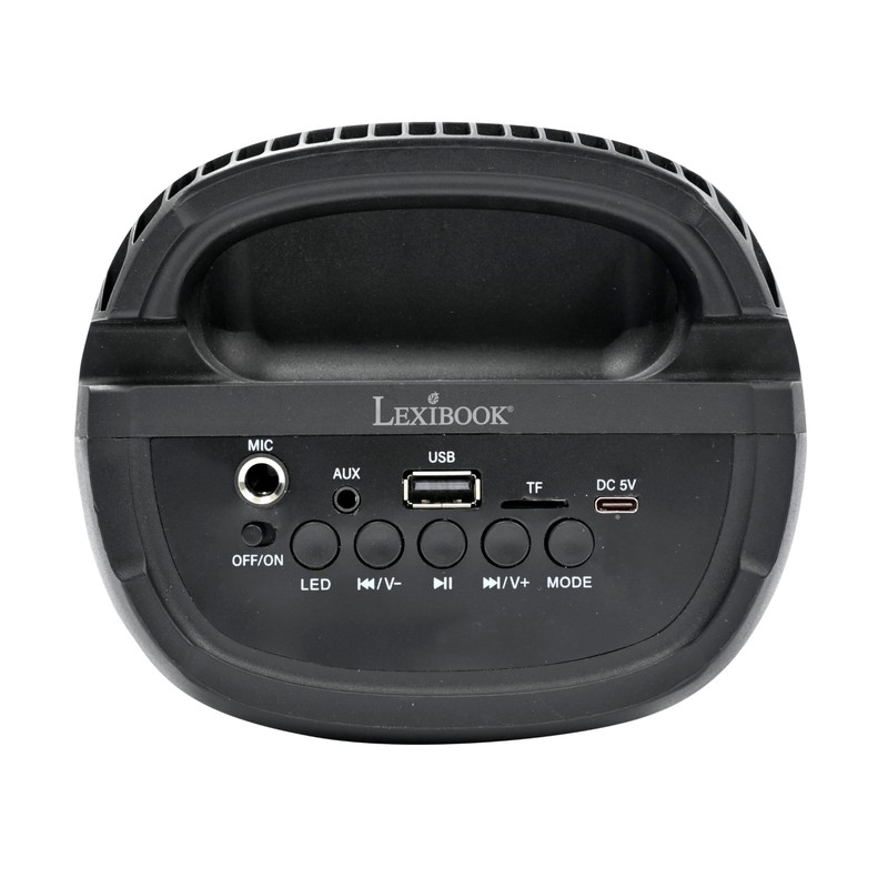 LEXiBOOK, iParty®, Portable Bluetooth® Speaker with Microphone, Powerful Sound Volume,