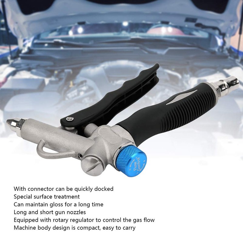 Air Blow Gun, G1/4in Industrial Dust Cleaning Air Blower Gun