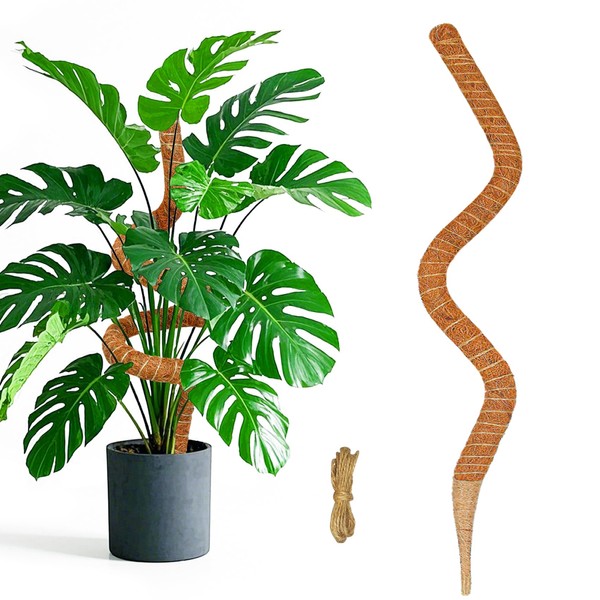 Dimpoo Moss Pole, 48 Inch Monstera Plant Support, Moss Poles