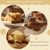 Highland Cow Plush Toy, 4-Pound Weighted Stuffed Animal, Microwaveable and