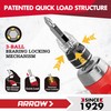 ARROW Stubby Ratcheting Screwdriver, 12-IN-1 Multi Bit Ratchet Screwdriver set,