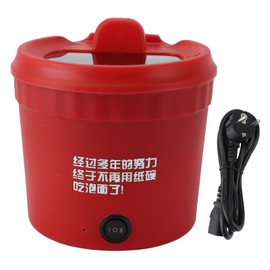 Electric Pot Multifunctional Portable 1.2L 450W Even Heating Anti Stick Coating Detachable Power Cable Electric Ramen Cooker for Egg Soup Hot Pot EU Plug 220V