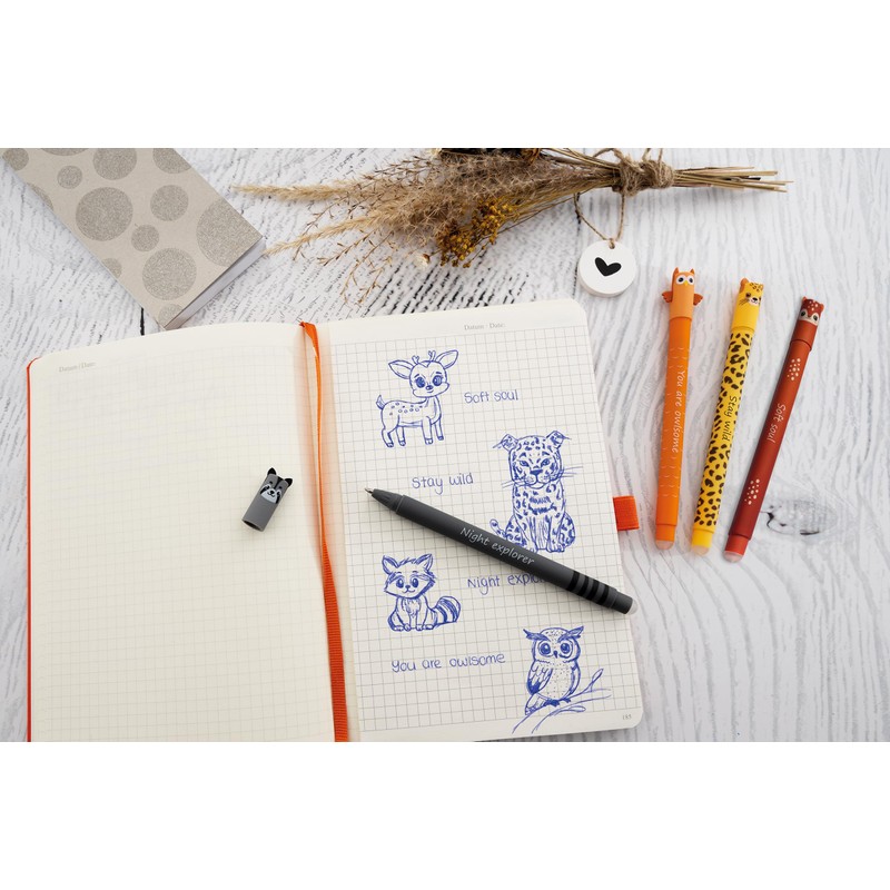 EBERHARD FABER - Penna a sfera cancellabile Animal Erase It