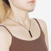 JunyiDIY Black Stainless Steel Scripture Necklace | Quran Pendant Necklaces