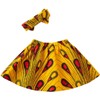 HongyuAmy - Juego de falda para bebé con estampado africano,