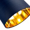 Contemporary and Chic Midnight Blue Cotton 10" Table or Pendant