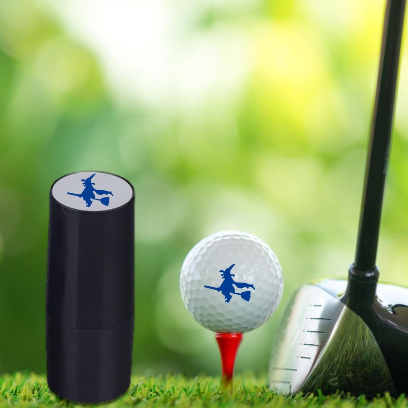 Golf Stamp, Ball Stamper, Compact Stencil Easy Identify Ink Portable