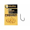 Guru, Haken, LWGF, Micro-Widerhaken, gekrümmte Spitze, Größe 16, 10 Stück