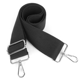 Moorle Wide Shoulder Bag Strap, 5 cm Black Wide Bag Strap, Shoulder Strap for Bags, Adjustable Shoulder Strap for Bags, Carry Strap, Bag Strap, Handbag Strap