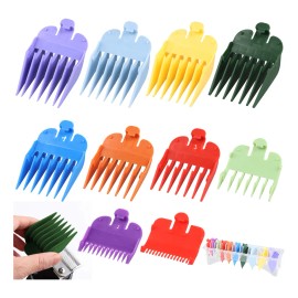 10 Peines Guía Aumentos Niveles Para Maquina De Corte Colors Multicolors