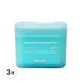 Mediheal Madecassoside Blemish Toner Pads, 100 Sheets, 3 Packs / 메디힐 마데카소사이드 흔적 토너 패드, 100매입, 3개
