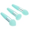 WOONEKY 3pcs Travel Makeup Pens Versatile Cosmetic Sponge Brushes for