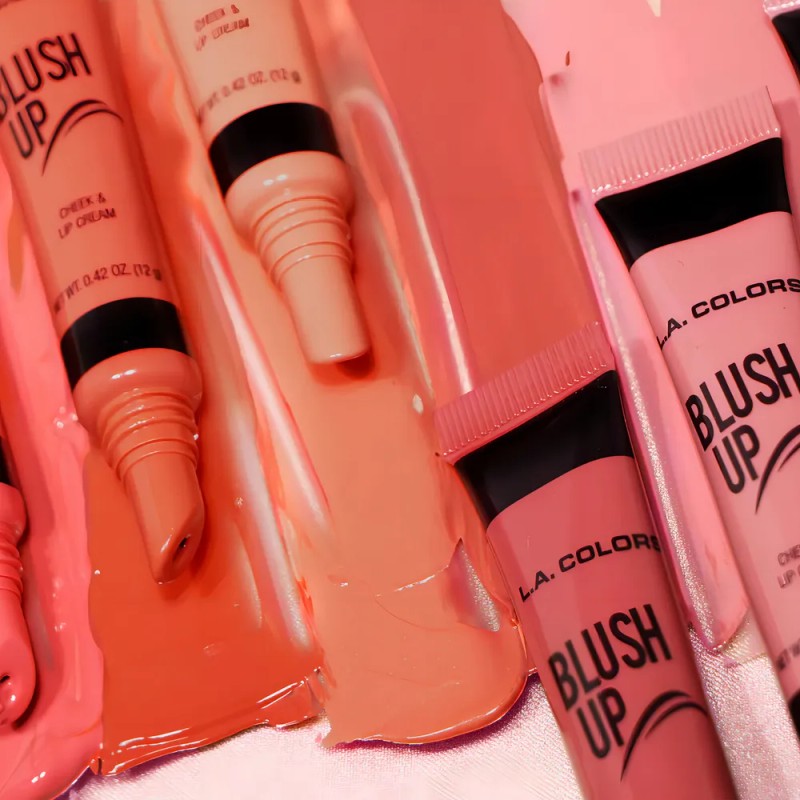 Rubor Líquido L.A. Colors Glow Up Tono Natural Flush Acabado