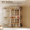 YATINEY 3-Tier Lazy Susan Organizer, Rotating Spice Rack, Spinning Organizer,