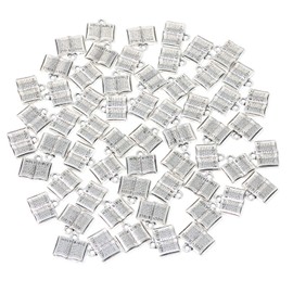 Honbay 60PCS Alloy Holy Bible Charms Pendant Open Books Pendants for Earring Necklace Bracelet Keychain Jewelry Craft Making
