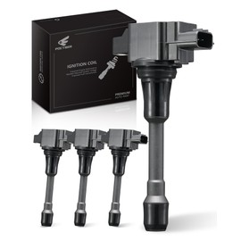 POCYBER Ignition Coil Pack of 4 for Nissan and Infiniti Vehicles 2007-2017 Altima 2.5L Sentra Rogue Cube Versa QX60 FX50 M56, Replace OEM 22448ED000 22448JA00A UF549