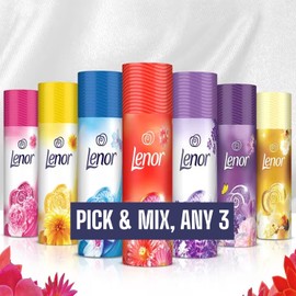 Lenor In-Wash Scent Booster Beads 176g | Mix & Match Any 3 Scents | Non-Stop Freshness | Shake & Sniff Fragrance Boost | 3 x 176g