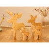 Wooden Elk – Oak – Wooden Decoration – Christmas Decoration