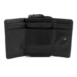 bruno banani Lavato Wallet Zip with Flap Black, black, Modern