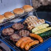 Kenmore 2-Burner Portable Tabletop Retro Gas Grill