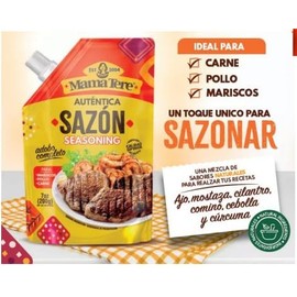 MAMA TERE AUTENTICA SAZON - SEASONING - ADOBO COMPLETO - COMPLETE SEASONING 7 OZ FROM ECUADOR