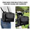 Yilceemy Bicycle Handlebar Bag, Waterproof Handlebar Bag, Waterproof Handlebar Adapter,